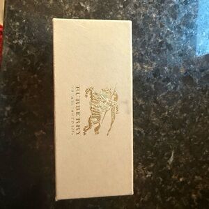 Burberry Beige Box with Gold Logo